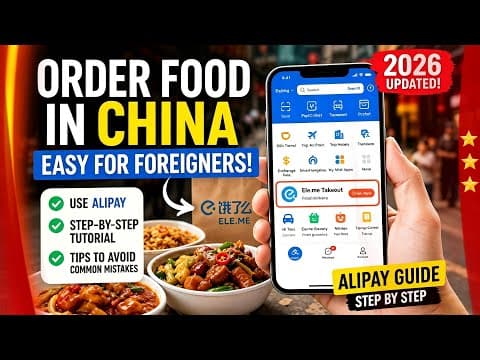 【2026】Don't randomly order food in China (Alipay Step-by-Step)