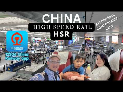 How to Take & Book High Speed Train (HSR) in China Tutorial - Bullet train with 12306 App